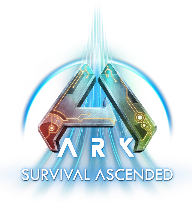 ARK: Survival Ascended big swooshy 'A' logo